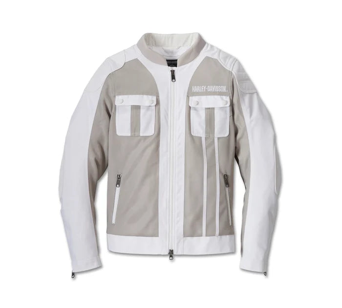 Harley davidson womens sales white mesh jacket