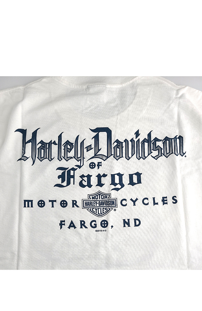 H-D TESTED SIGN T-SHIRT FARGO LOGO ON THE BACK