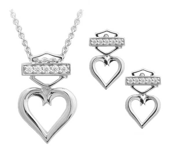 Swarovski Jewellery Swarovski Infinity Heart Rose Gold Necklace & Earring  Set - Sets from Faith Jewellers UK