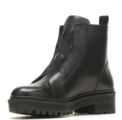 Harley-Davidson® Women's Carney 5-Inch Black Leather Fashion Boots