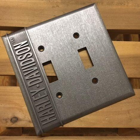 H-D DOUBLE SWITCH PLATE COVER