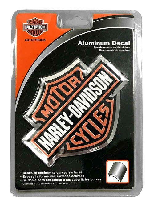 H-D ALUMINUM DECAL BAR & SHIELD LOGO BENDABLE